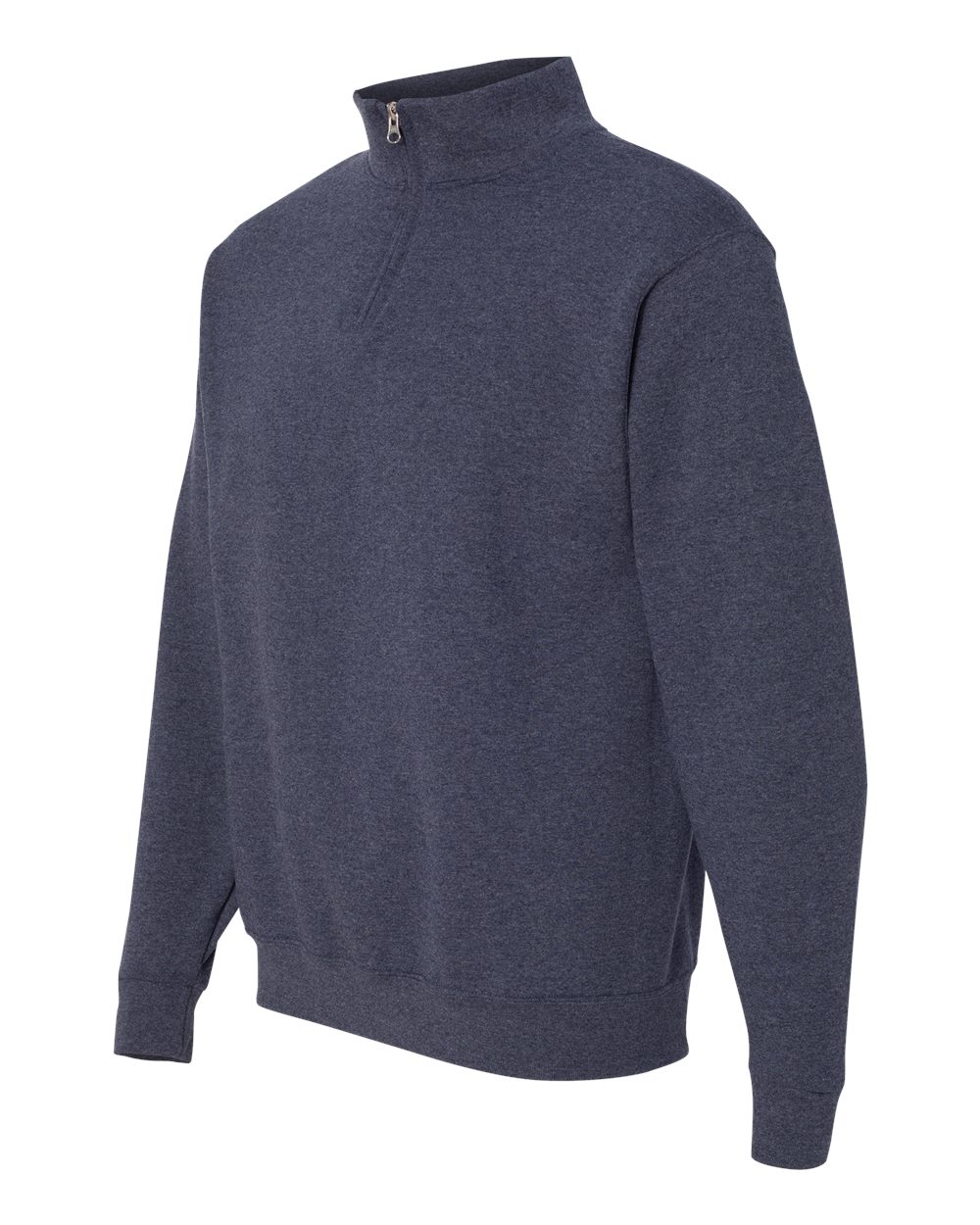 JERZEES Unisex Nublend® Cadet Collar Quarter-Zip Sweatshirt - 995MR Vintage Heather Navy