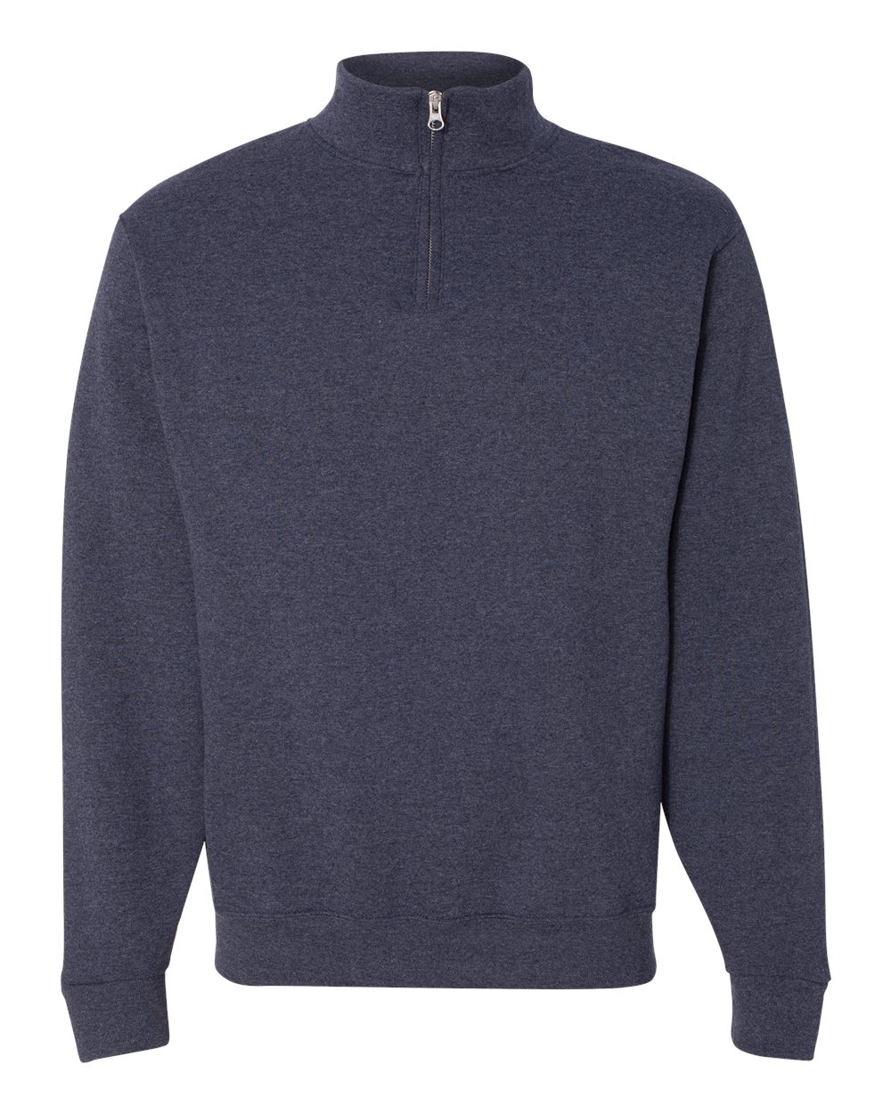 JERZEES Unisex Nublend® Cadet Collar Quarter-Zip Sweatshirt - 995MR Vintage Heather Navy