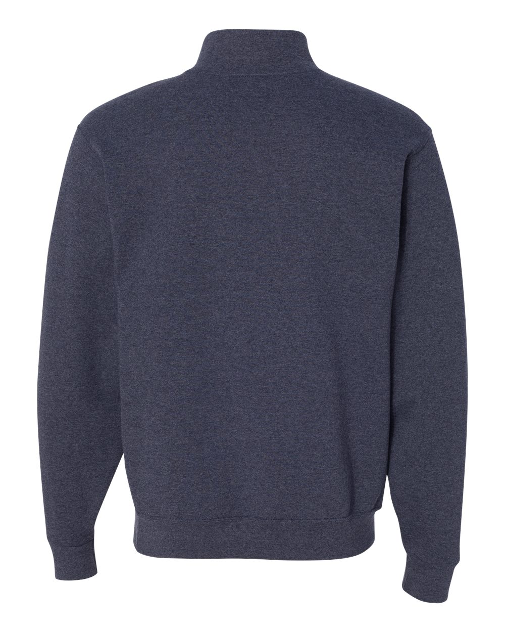 JERZEES Unisex Nublend® Cadet Collar Quarter-Zip Sweatshirt - 995MR Vintage Heather Navy