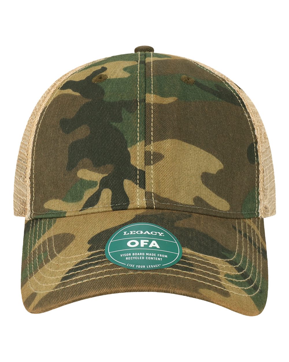 LEGACY Old Favorite Trucker Cap - OFA Army Camo- Khaki