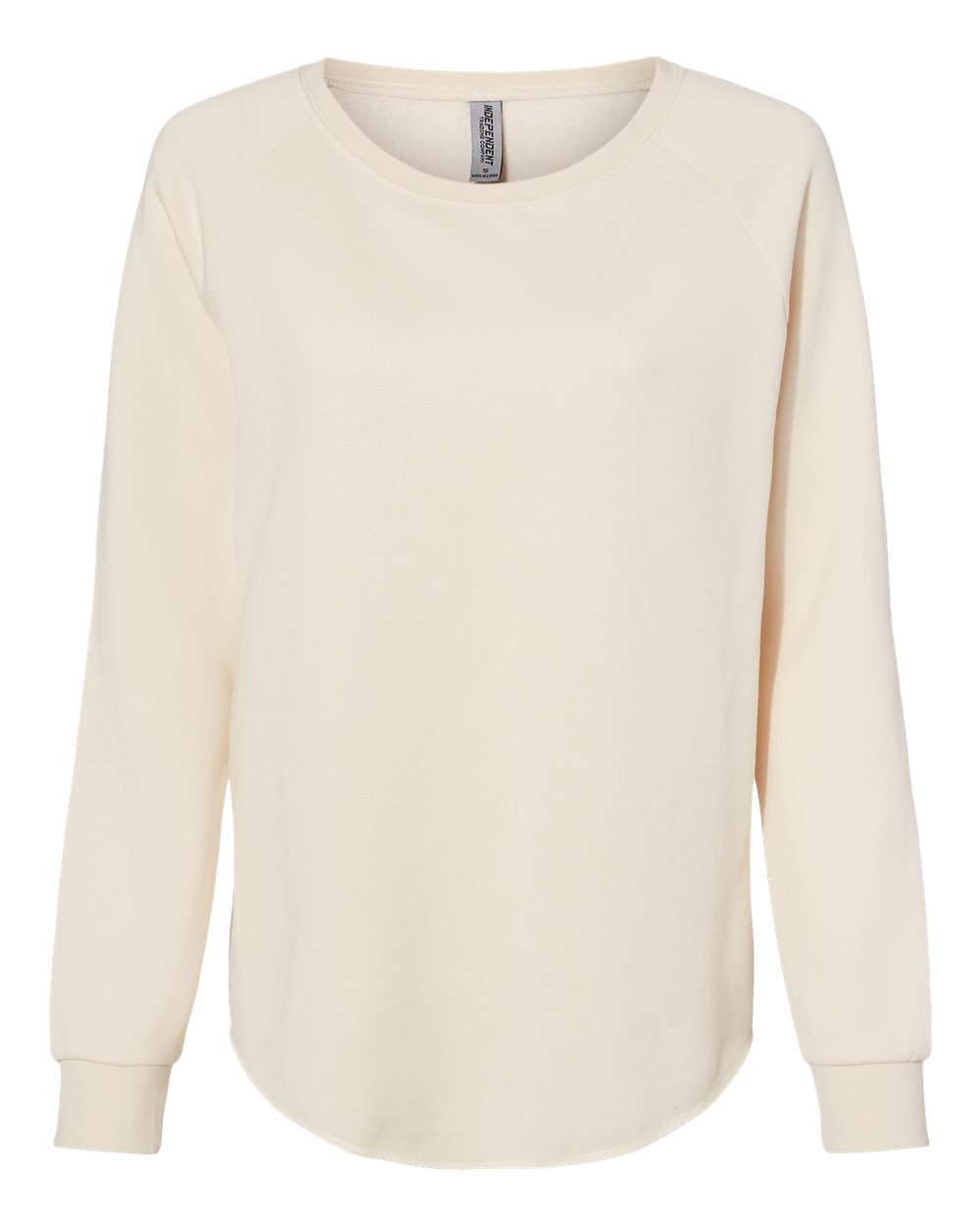 Independent Trading Co. Women's California Wave Wash Crewneck Sweatshirt - PRM2000 Bone
