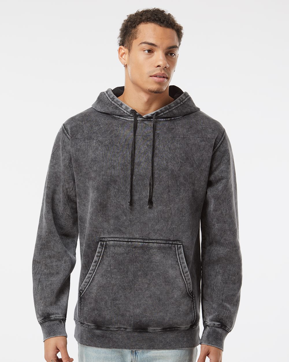 Independent Trading Co. Unisex Midweight Mineral Wash Hooded Sweatshirt - PRM4500MW