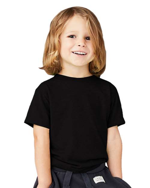 BELLA + CANVAS Toddler Triblend Tee - 3413T Solid Black Triblend