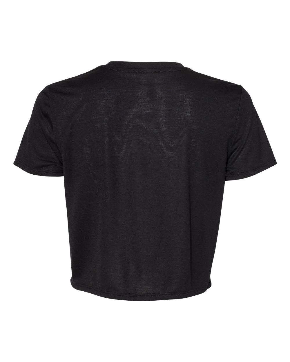 BELLA + CANVAS Women’s Flowy Crop Tee - 8882 - 8882B Black