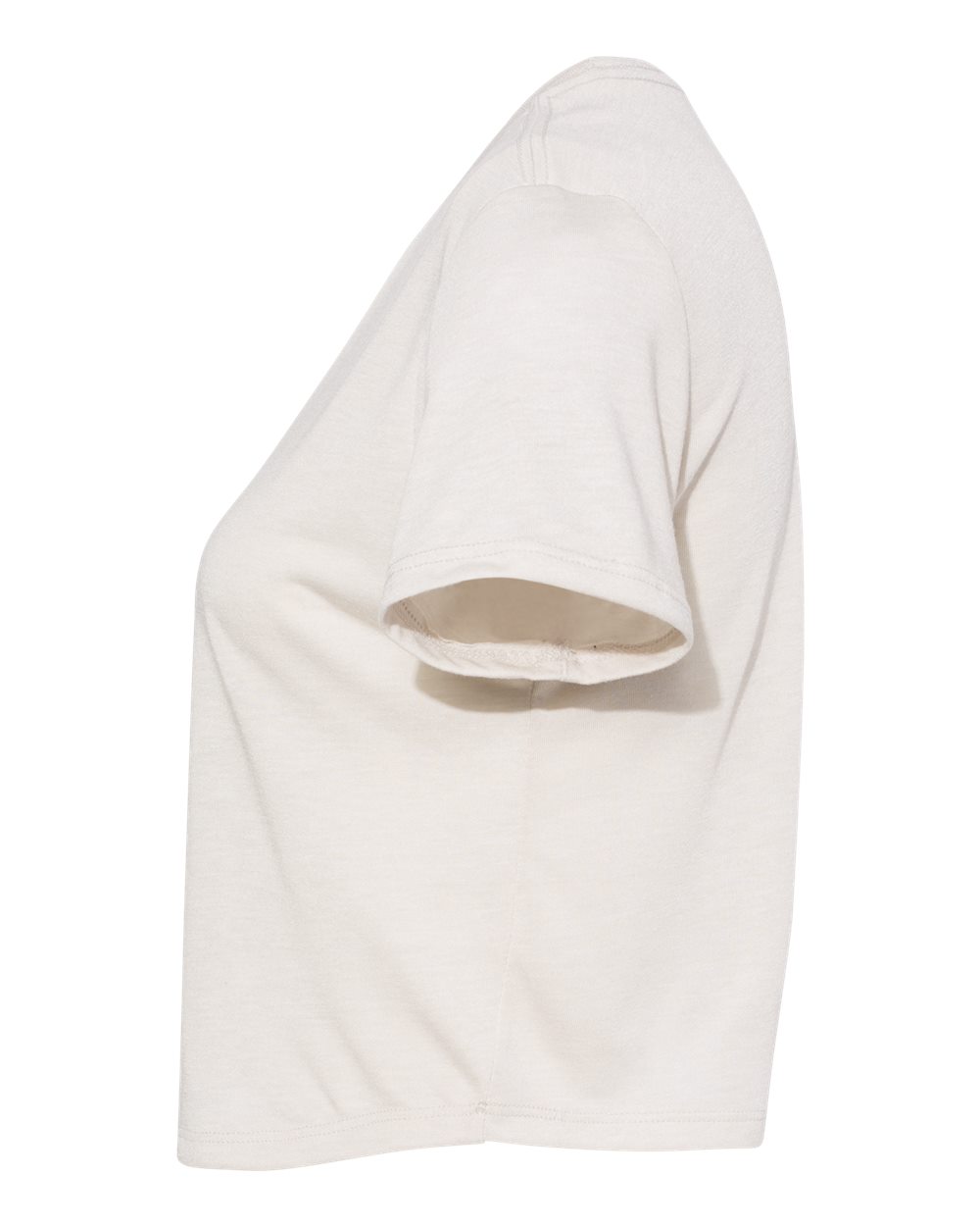 BELLA + CANVAS Women’s Flowy Crop Tee - 8882 - 8882B Heather Dust