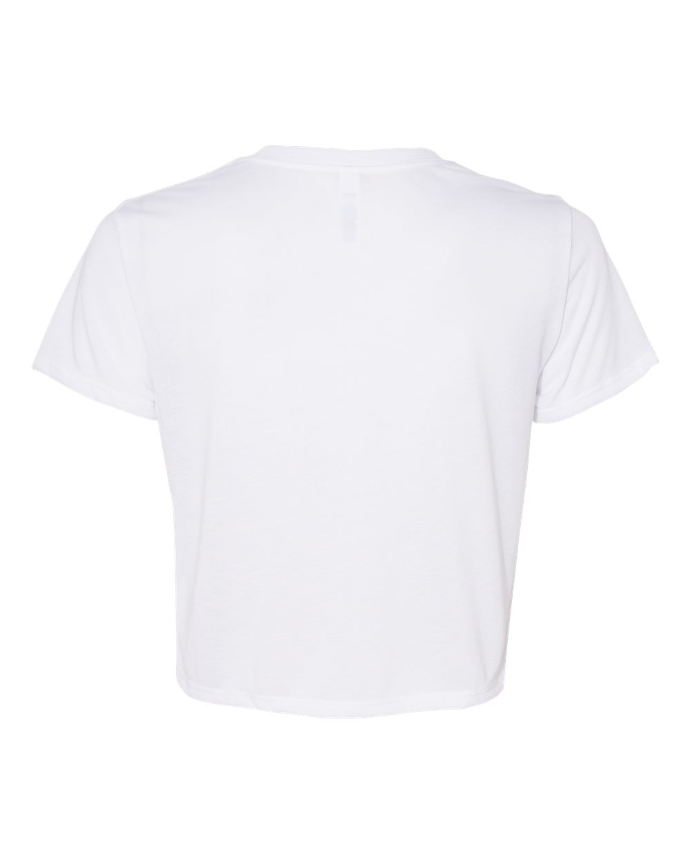 BELLA + CANVAS Women’s Flowy Crop Tee - 8882 - 8882B White
