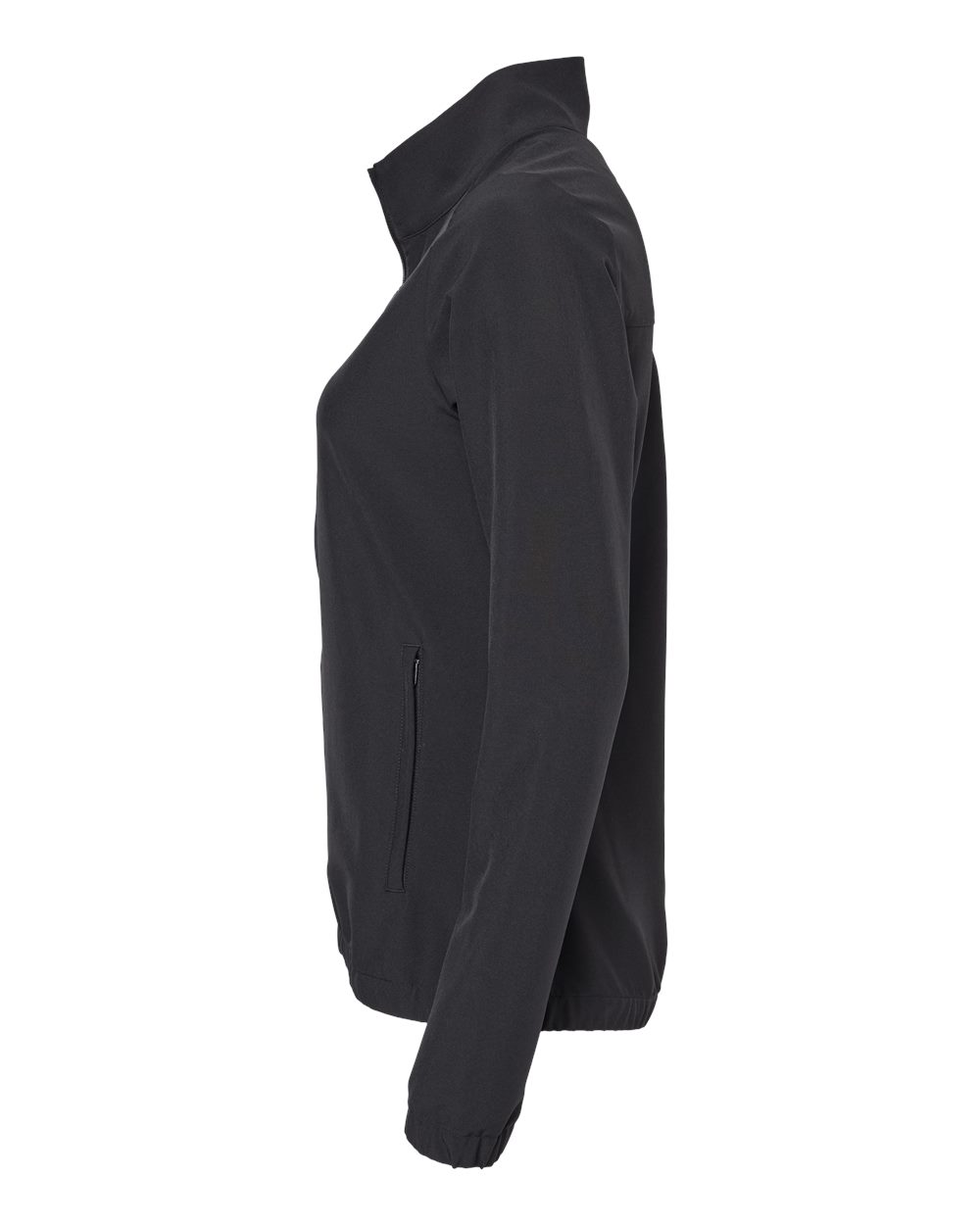 Adidas Women's Wind Resistant Full-Zip Jacket - A268 Black- Black