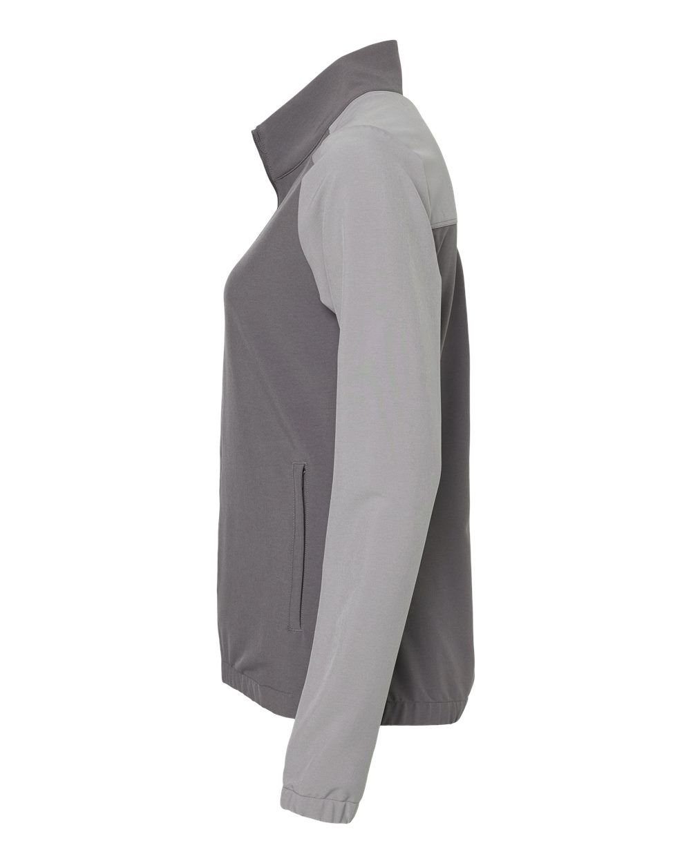 Adidas Women's Wind Resistant Full-Zip Jacket - A268 Grey Five- Grey Three