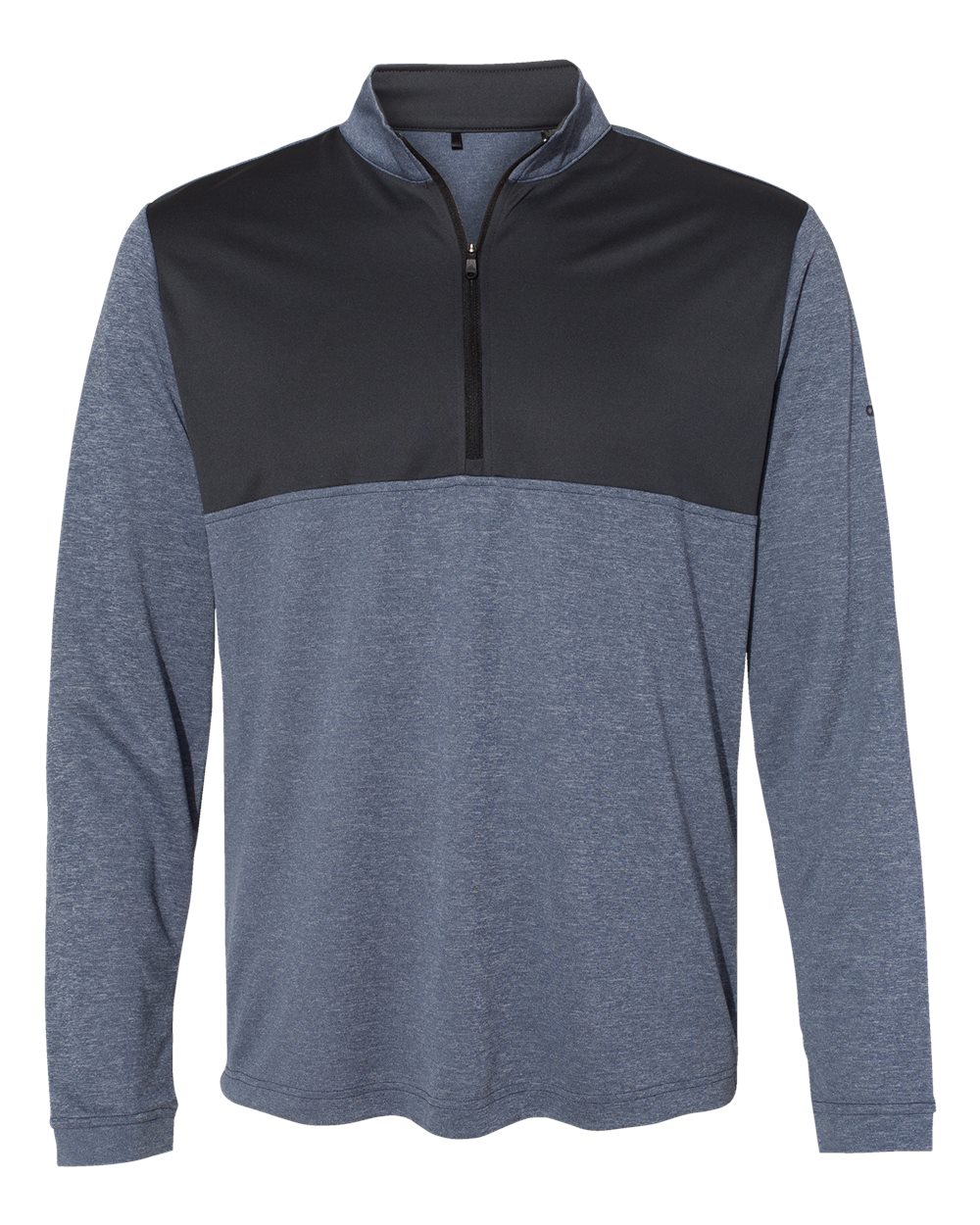 Adidas Lightweight Quarter-Zip Pullover - A280 Collegiate Navy Heather- Carbon