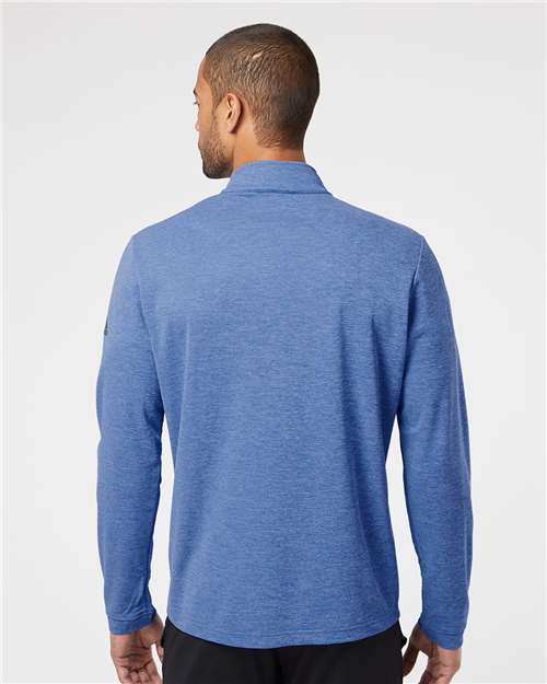 Adidas Lightweight Quarter-Zip Pullover - A280 Collegiate Royal Heather- Carbon