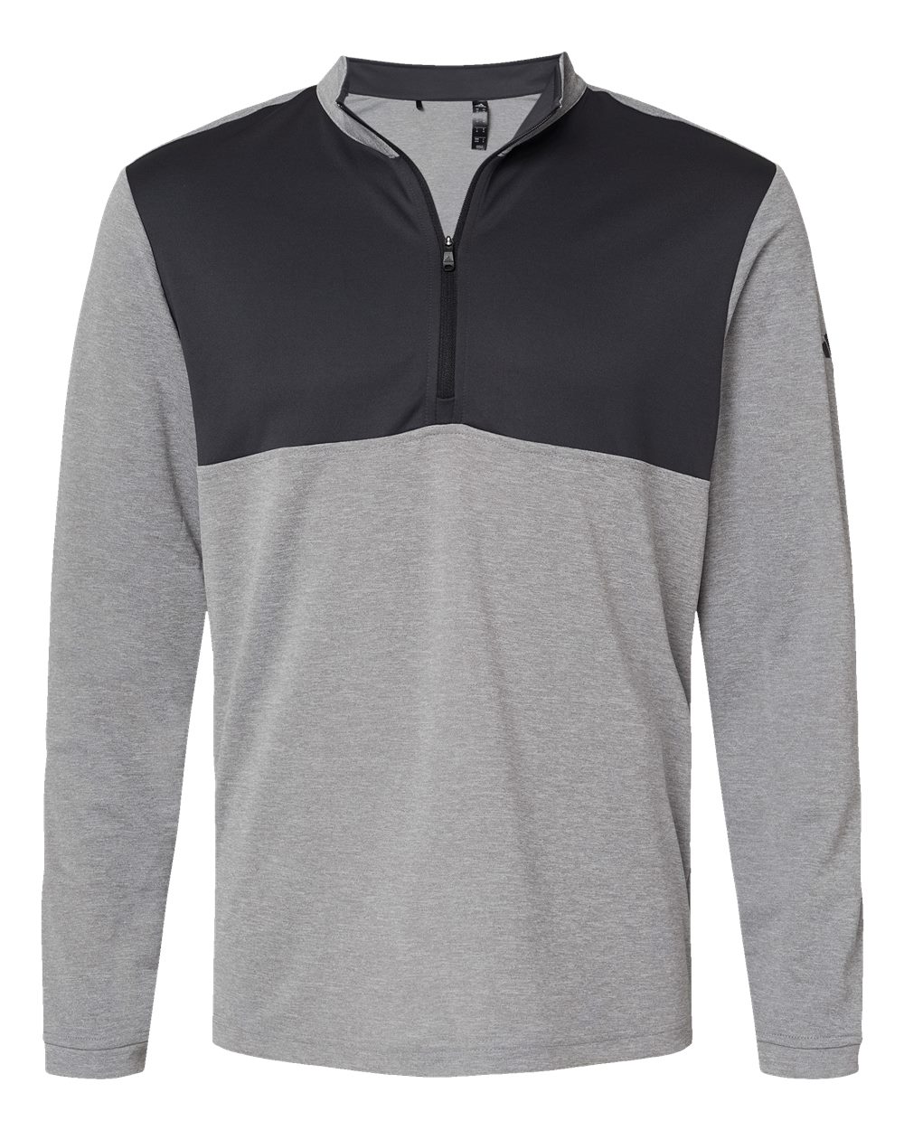 Adidas Lightweight Quarter-Zip Pullover - A280 Grey Three Heather- Carbon