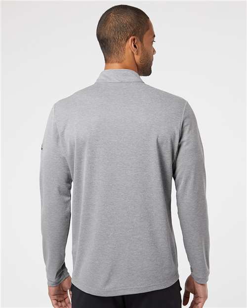Adidas Lightweight Quarter-Zip Pullover - A280 Grey Three Heather- Carbon