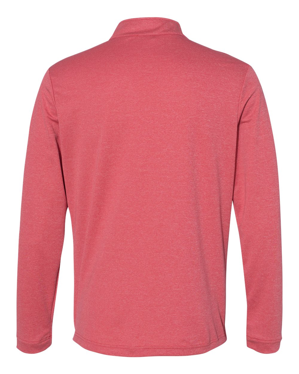 Adidas Lightweight Quarter-Zip Pullover - A280 Power Red Heather- Carbon