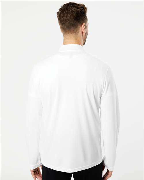 Adidas Lightweight Quarter-Zip Pullover - A280 White- Carbon