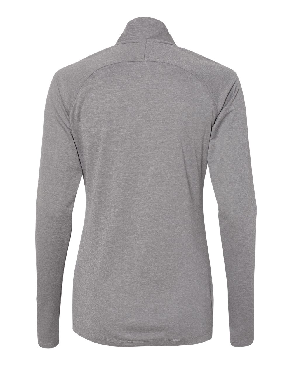 Adidas Women's Lightweight Quarter-Zip Pullover - A281 Grey Three Heather- Carbon