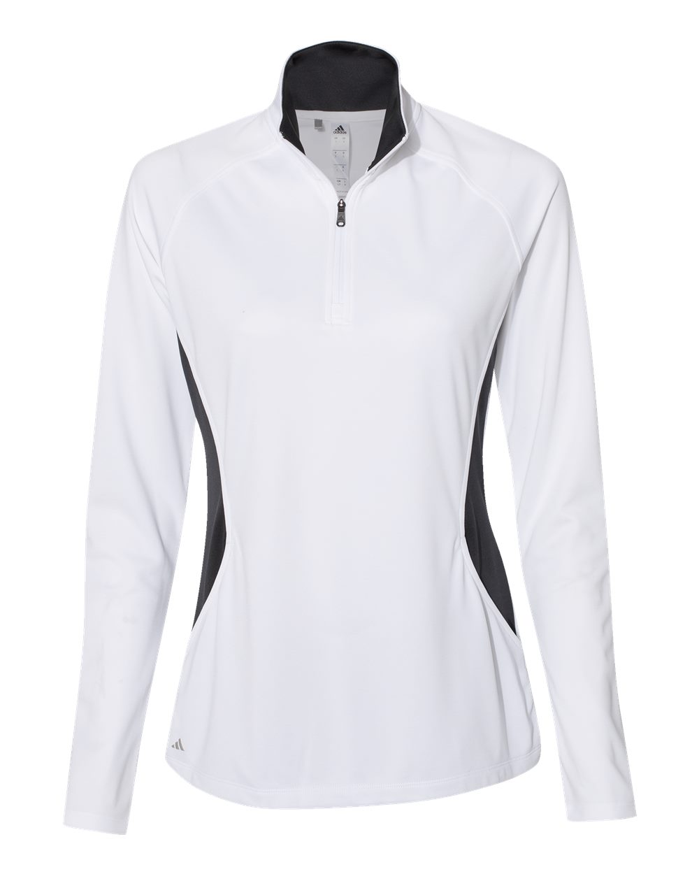 Adidas Women's Lightweight Quarter-Zip Pullover - A281 White- Carbon