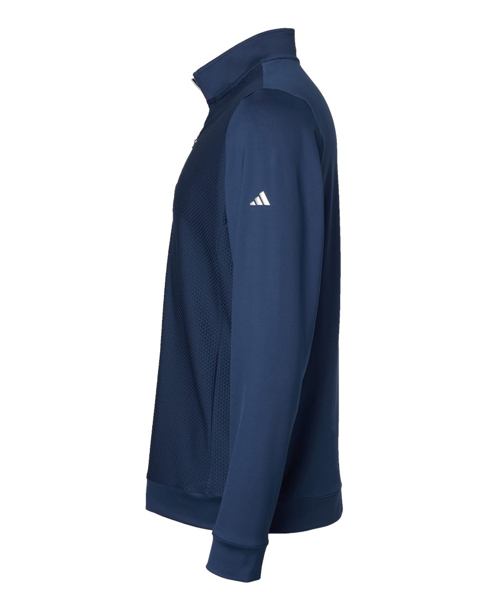 Adidas Men's Textured Quarter-Zip Pullover - A295 Collegiate Navy