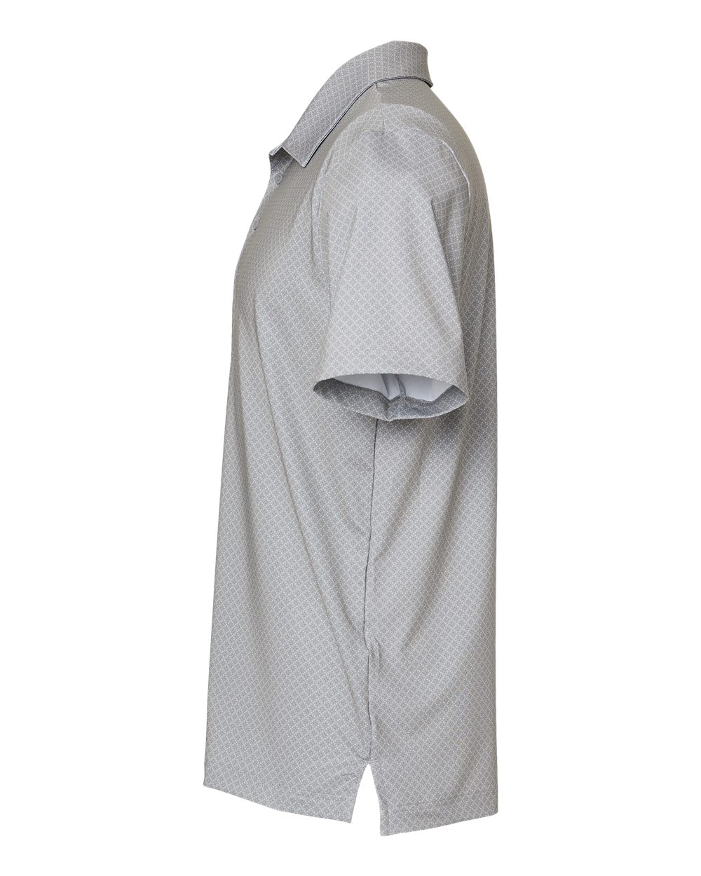 Adidas Men's Ultimate365 Diamond Dot Print Polo - A498 Grey Three- Team Royal- Navy