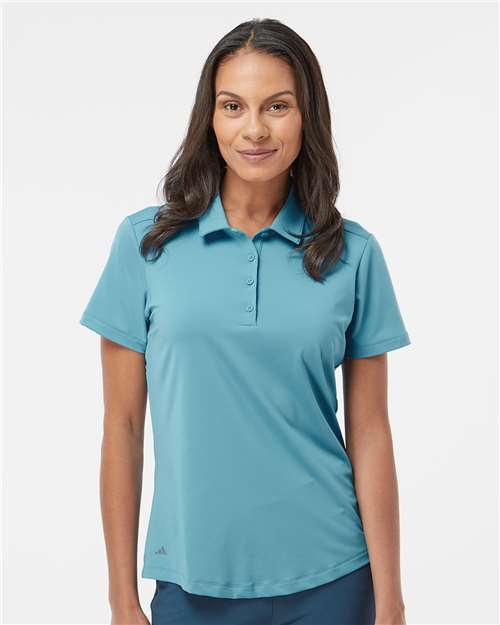 Adidas Women's Ultimate365 Solid Polo - A515 Hazy Blue