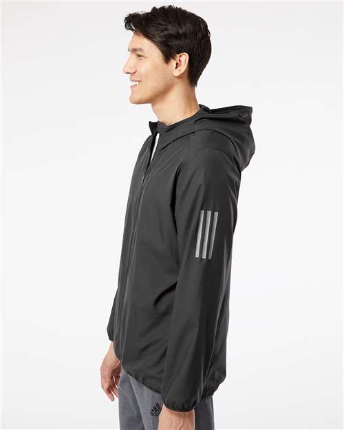 Adidas Hooded Full-Zip Windbreaker - A524 Black