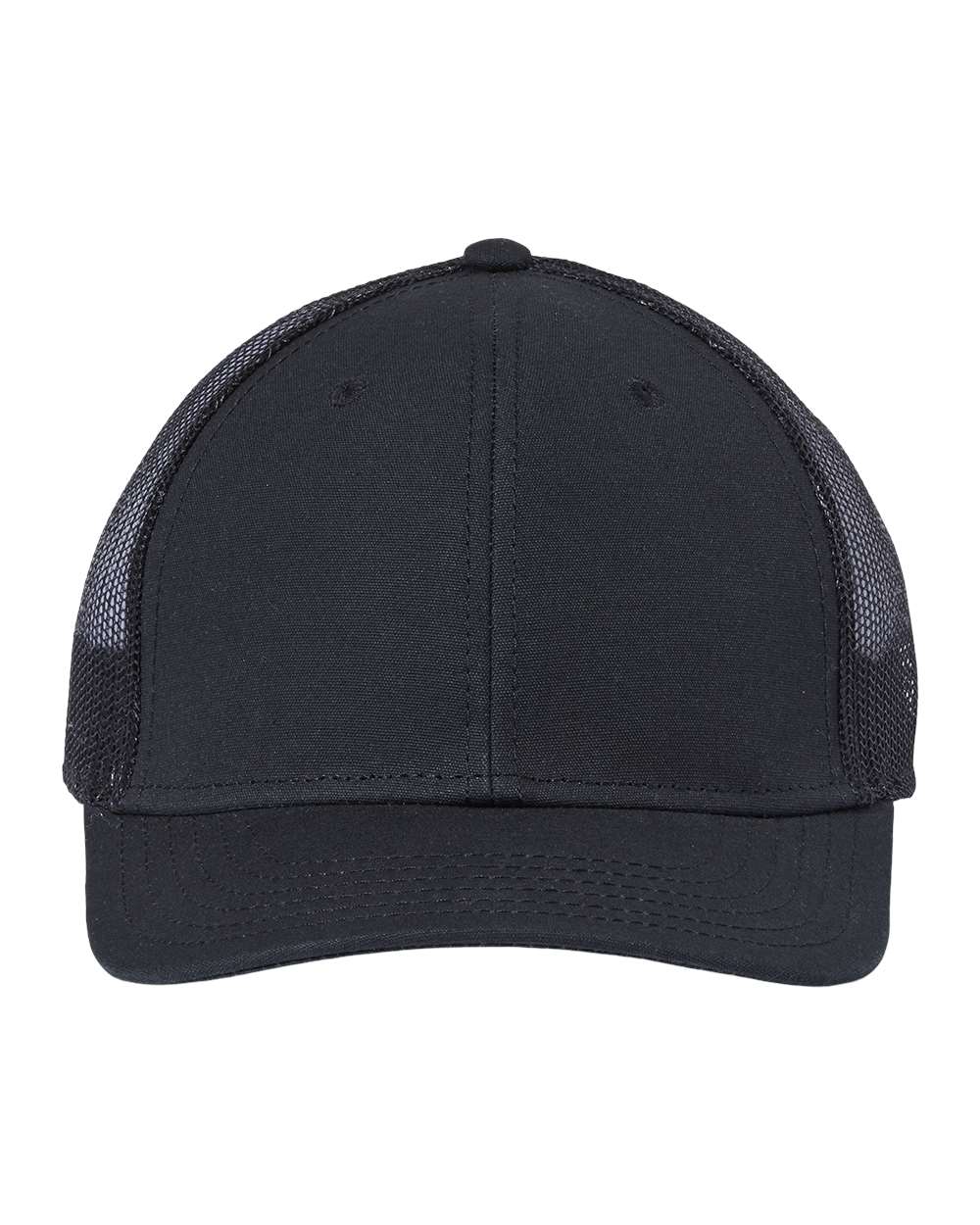 Atlantis Headwear Sustainable Recy Three Trucker Cap - RETH Black- Black