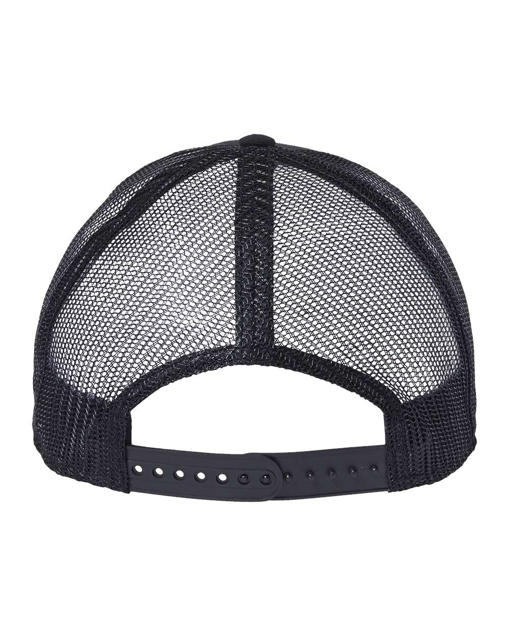 Atlantis Headwear Sustainable Recy Three Trucker Cap - RETH Black- Black