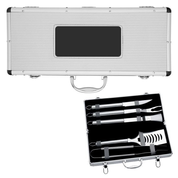 Ensemble de BBQ De Luxe 5 pièces - BBQ5 Silver