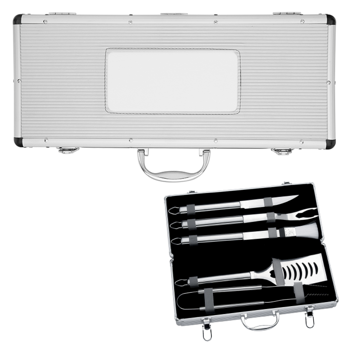 Ensemble de BBQ De Luxe 5 pièces - BBQ5 Silver