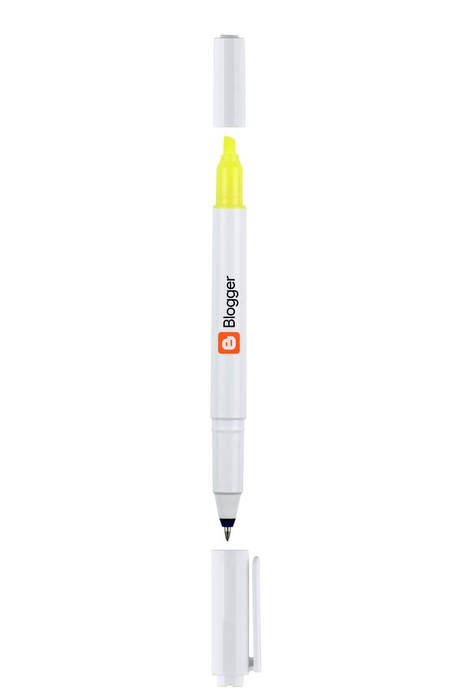 uni-ball uni-ball® Stylo surligneur Combi blanc - CBHW black