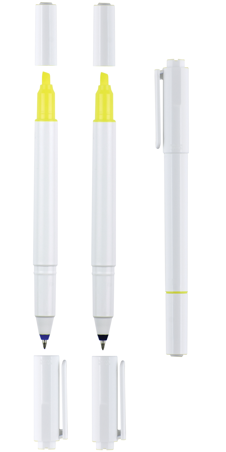 uni-ball uni-ball® Stylo surligneur Combi blanc - CBHW Black