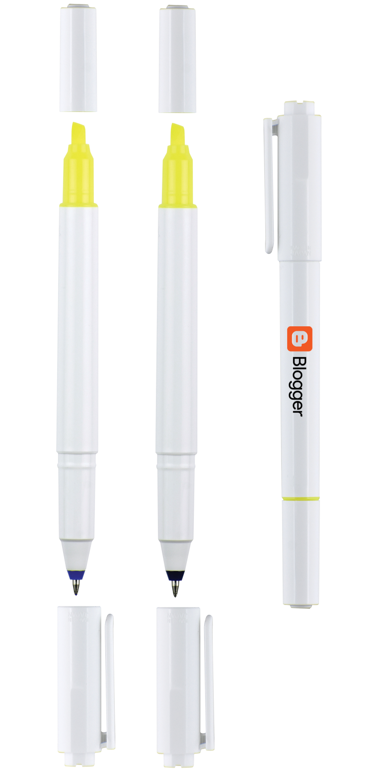 uni-ball uni-ball® Stylo surligneur Combi blanc - CBHW Black