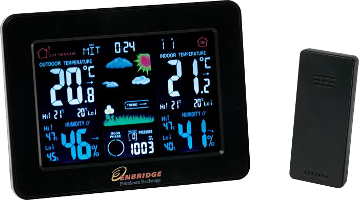 Station météo intérieure/extérieure Habitat - DC33 Black