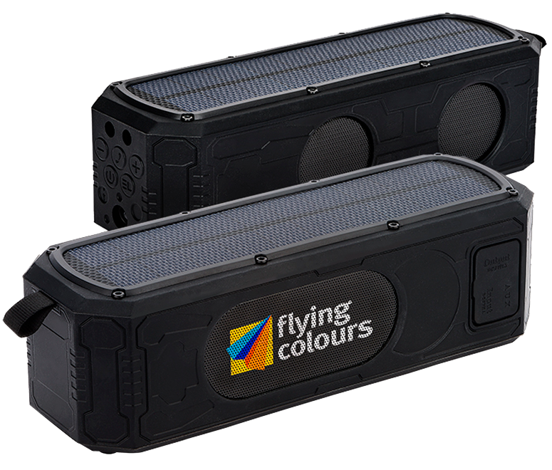 Haut-parleur 9W solaire hydrofuge Bluetooth® - EL158 Black