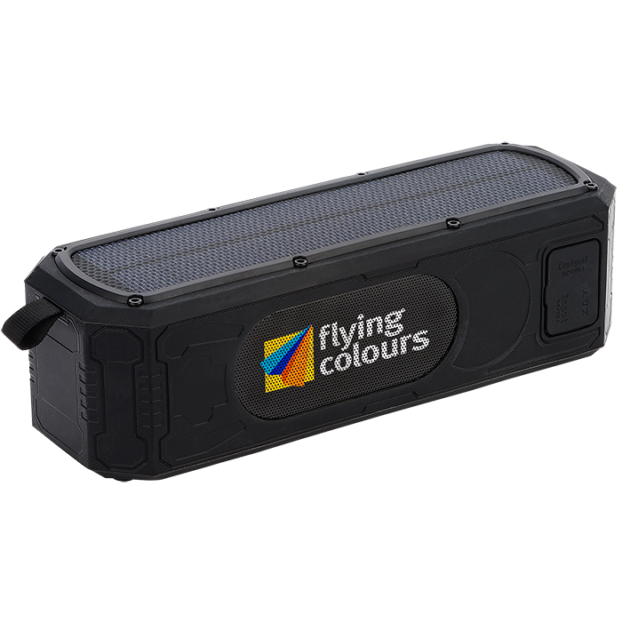 Haut-parleur 9W solaire hydrofuge Bluetooth® - EL158 black
