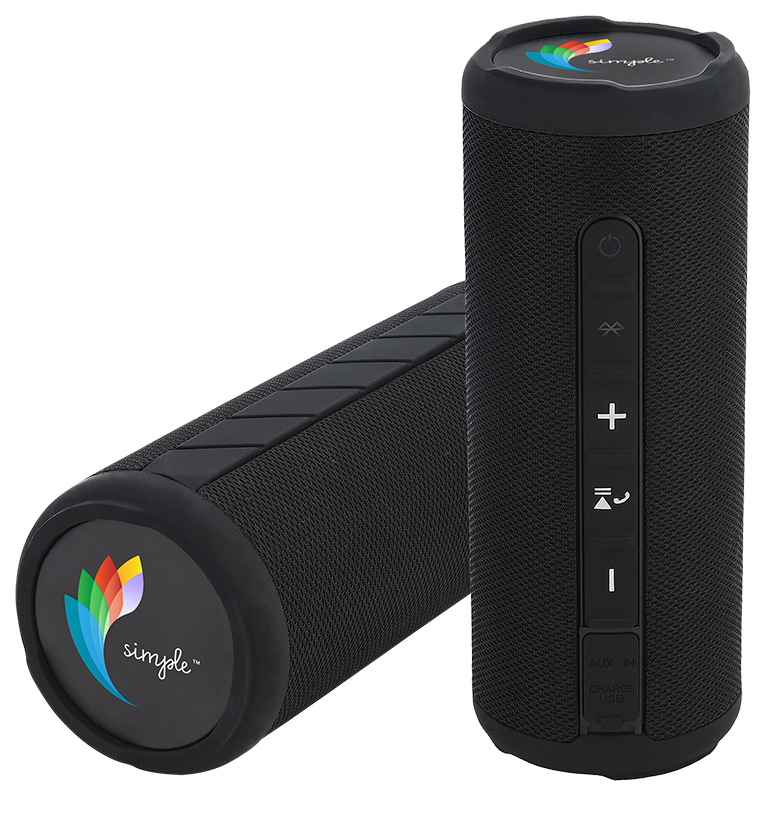 Haut-parleur 10W hydrofuge 360 degrés Bluetooth® - EL161 Black