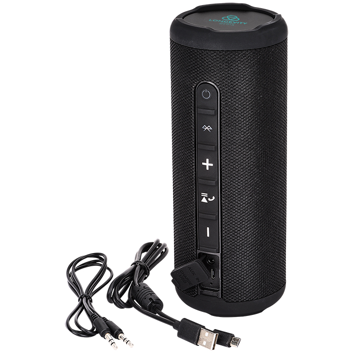 Haut-parleur 10W hydrofuge 360 degrés Bluetooth® - EL161 Black