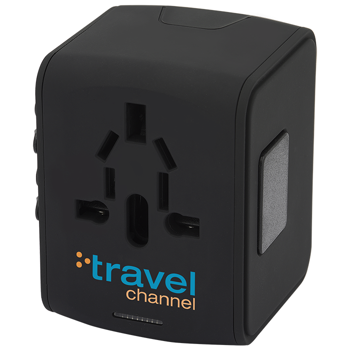 Adaptateur de voyage à 4 ports USB - EL165 Black