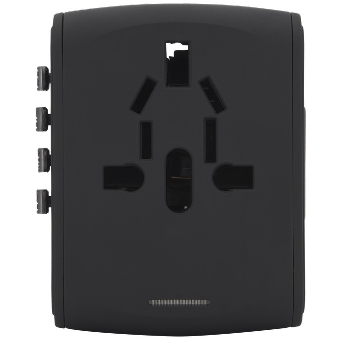 Adaptateur de voyage à 4 ports USB - EL165 Black