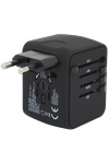 Adaptateur de voyage à 4 ports USB - EL165 Black