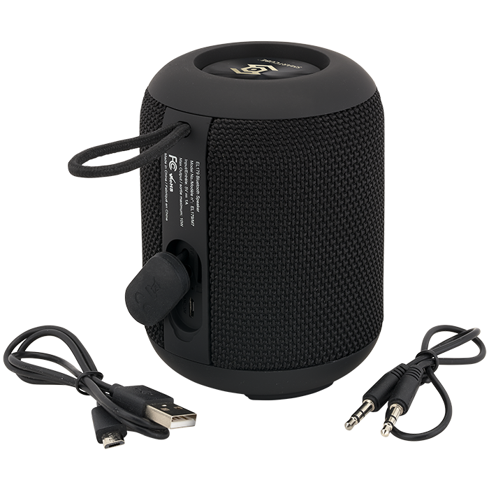 Enceinte Bluetooth® 10W Hydrofuge 360 Degrés Ikon - EL179 Black