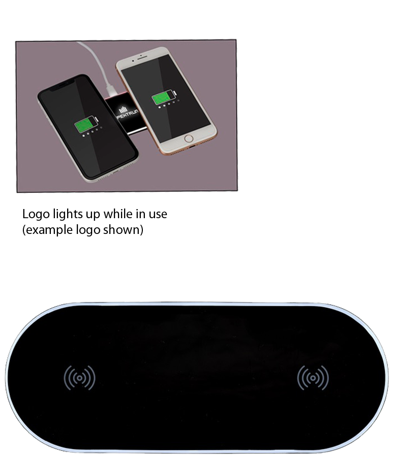 Chargeur sans fil 5W Duality - EL182 Black