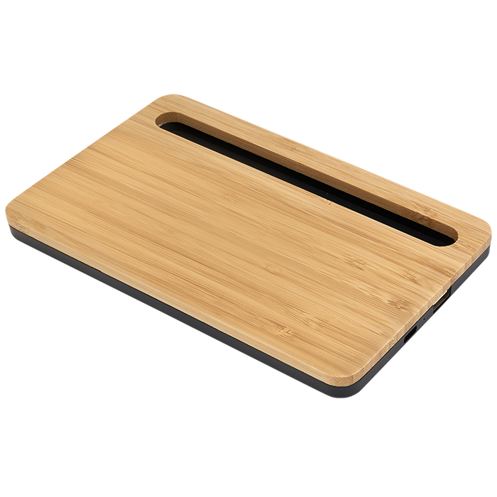 Chargeur sans fil de bureau 5W bambou - EL183 Bamboo
