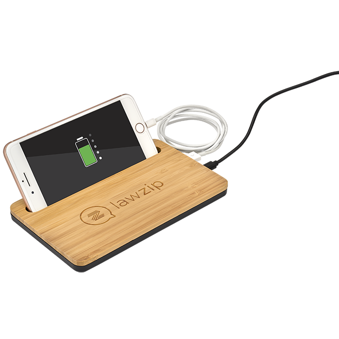 Chargeur sans fil de bureau 5W bambou - EL183 Bamboo