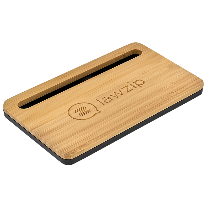 Chargeur sans fil de bureau 5W bambou - EL183 Bamboo