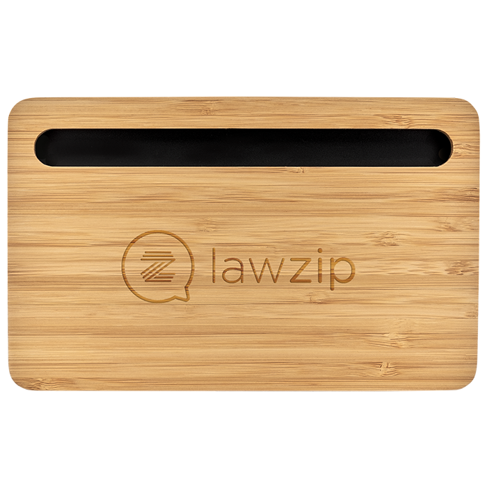 Chargeur sans fil de bureau 5W bambou - EL183 Bamboo