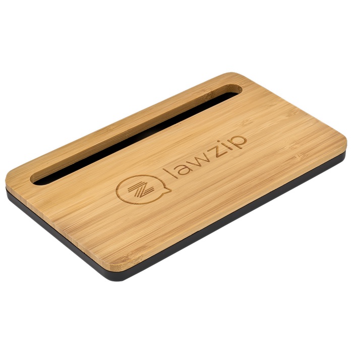 Chargeur sans fil de bureau 5W bambou - EL183 bamboo