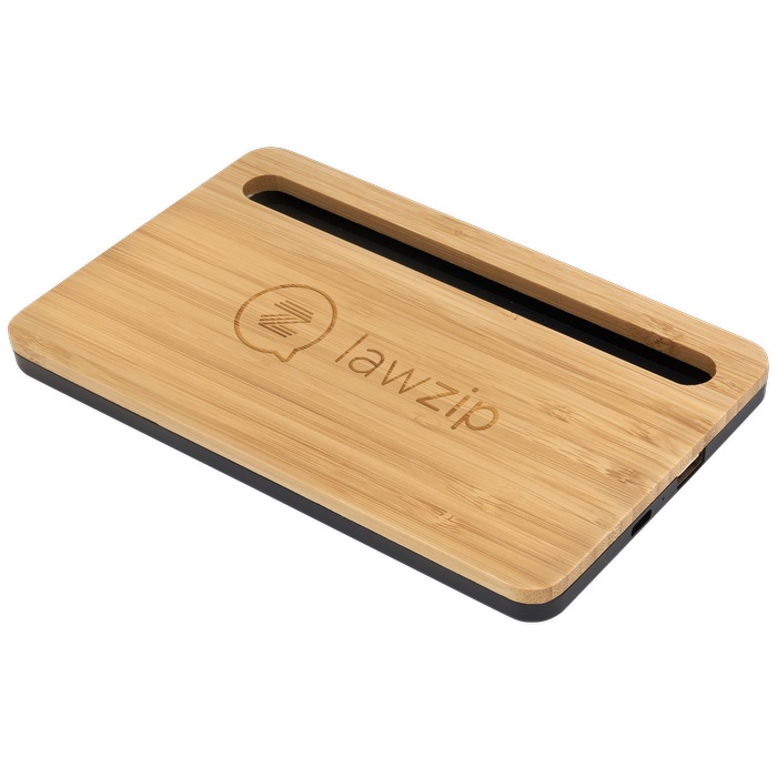 Chargeur sans fil de bureau 5W bambou - EL183 Bamboo