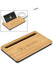 Chargeur sans fil de bureau 5W bambou - EL183 Bamboo