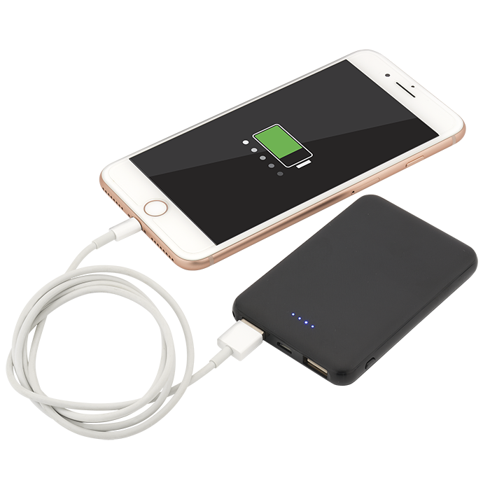 Chargeur certifié UL à deux ports HD – 5000 mAh - EL184 Black