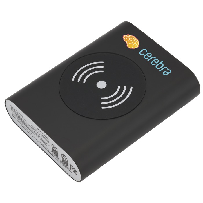 Chargeur sans fil certifié UL à 3-voies - 5000 mAh - EL186 black